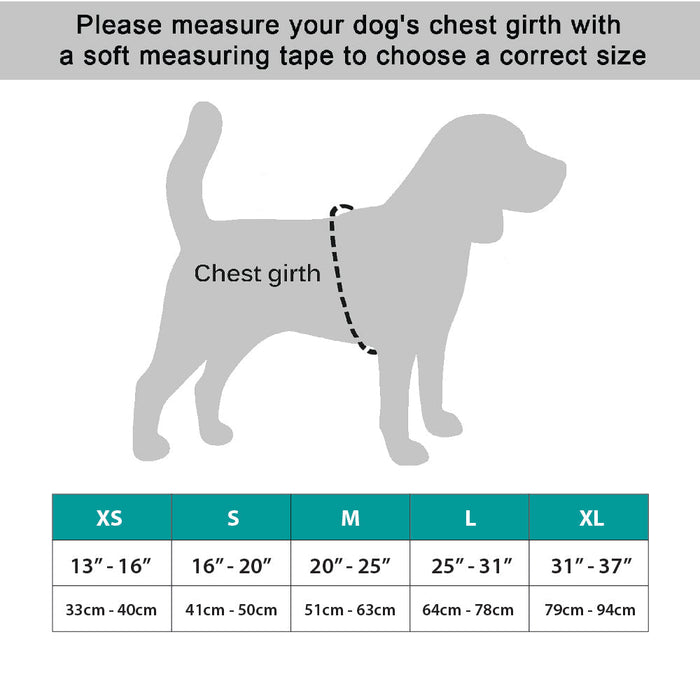 dog-anxiety-shirt-sizing