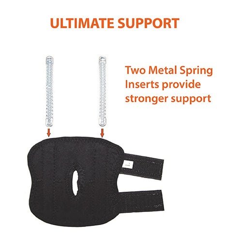 NeoAlly Rear Leg Hock Brace - Metal Spring Strips for Small Dogs [Short Version] (Pair)
